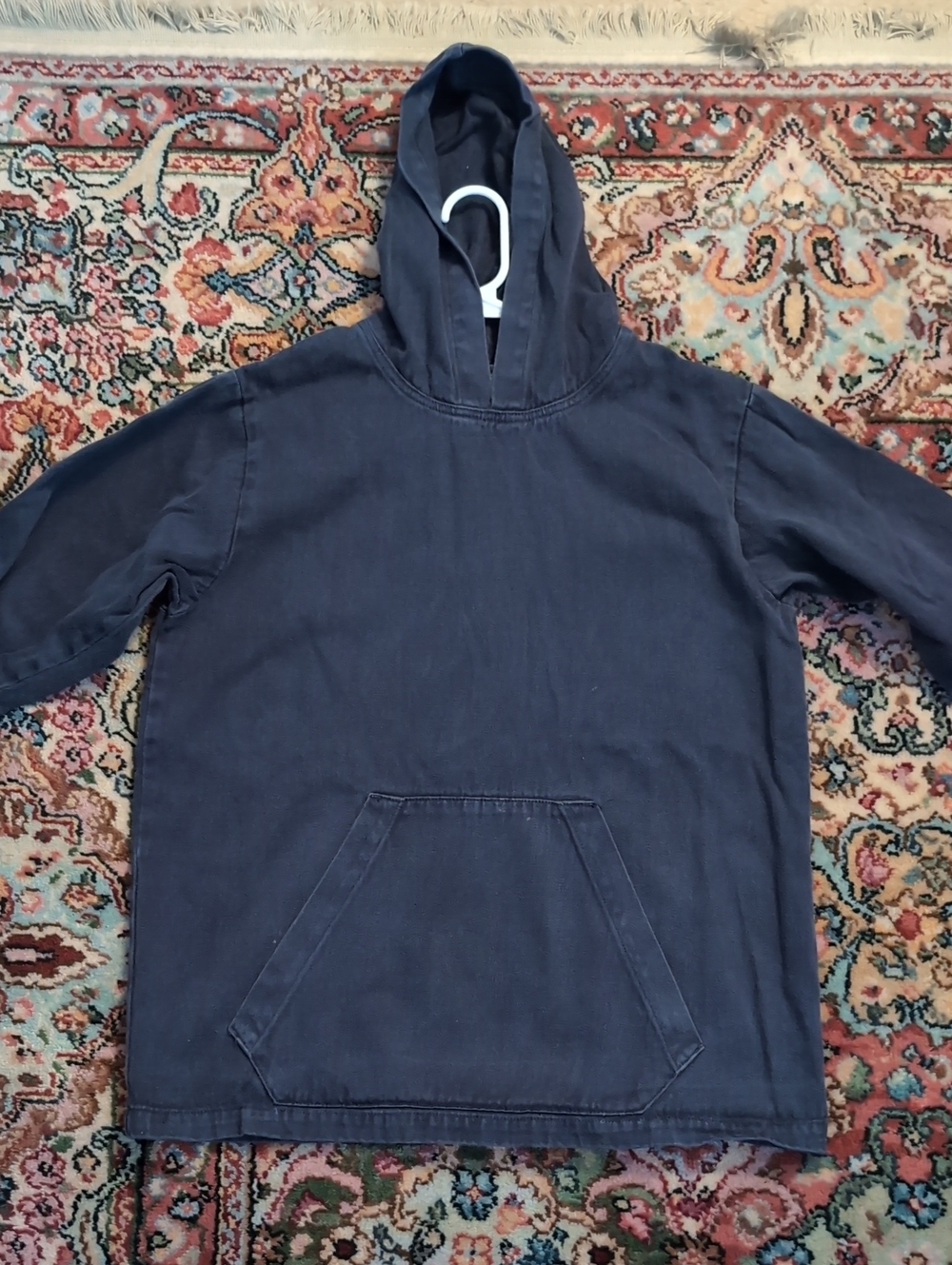 Jungmaven Navy Hooded Pullover